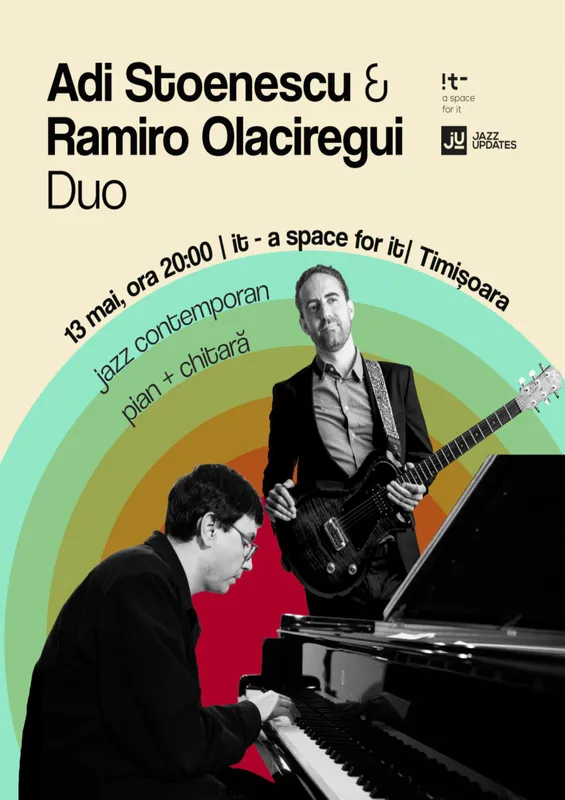 Concert jazz: Adi Stoenescu & Ramiro Olaciregui Duo