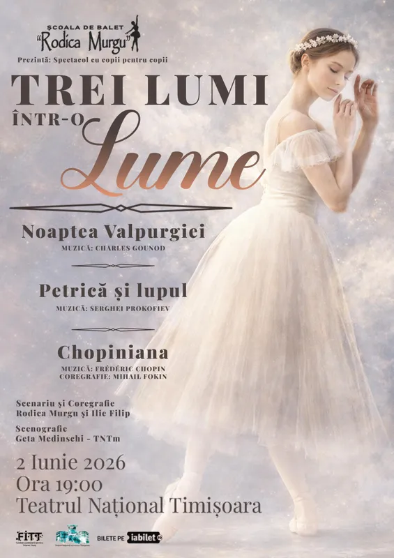 Trei lumi intr-o lume - Spectacol de balet cu copii pentru copii