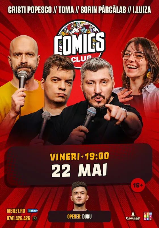 Stand-up cu Cristi Popesco, Toma, Sorin și Ioana Luiza