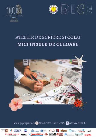 Atelier de scriere și colaj „Mici insule de culoare”