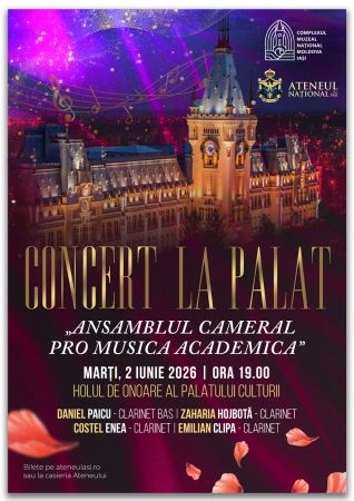 Concert la Palat: Ansamblul Cameral „Pro Musica Academica”
