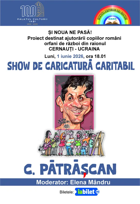 Show de caricatura - Eveniment caritabil