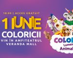 Ziua Copilului la Veranda Mall – 6 ore de distracție alături de Coloricii