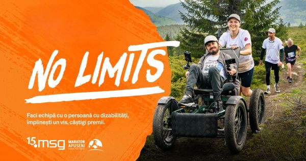 NO LIMITS, prima probă de trail dedicată persoanelor cu dizabilități