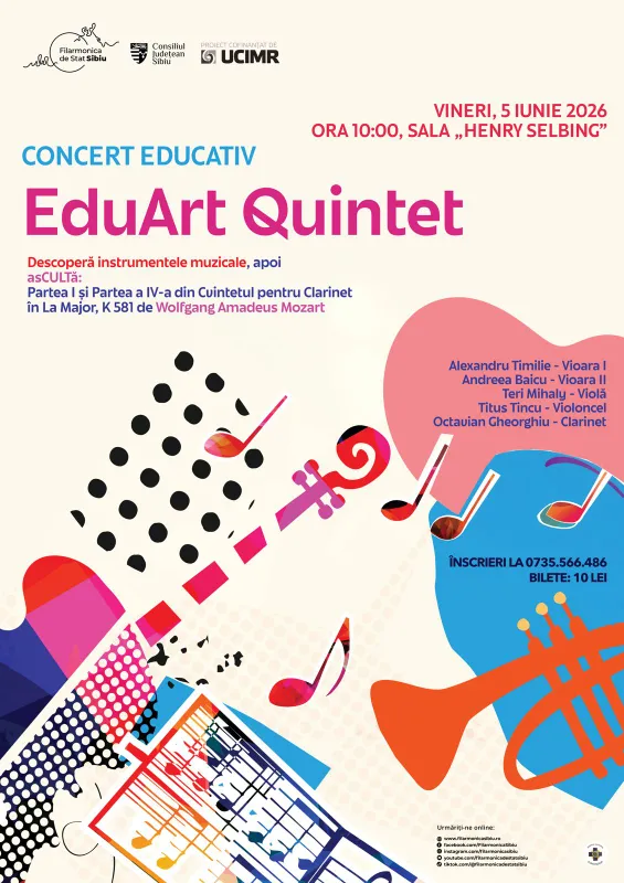 Concert educativ - EduArt Quintet