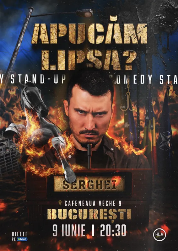 Comedy Point: Stand-Up Comedy politic cu Serghei - „Apucăm lipsa?”