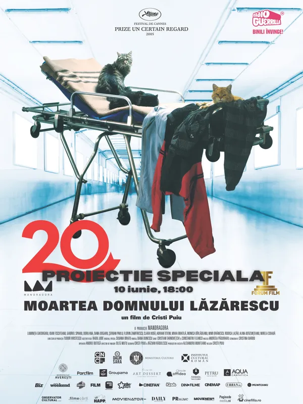 Proiecție specială "Moartea Domnului Lăzărescu"