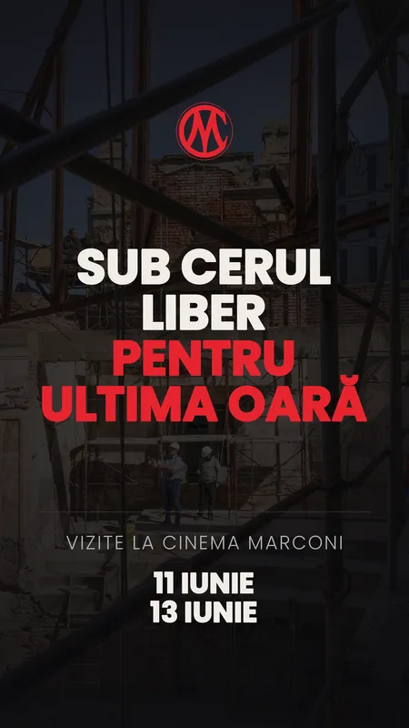 Sub cerul liber, pentru ultima oară.