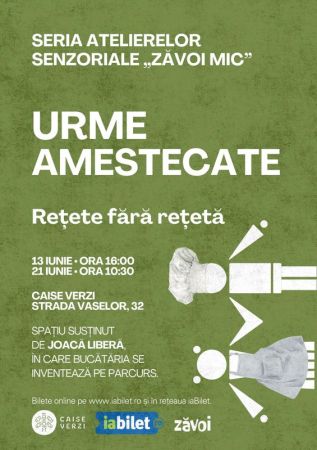 Seria Atelierelor Senzoriale „Zăvoi Mic" • Urme Amestecate