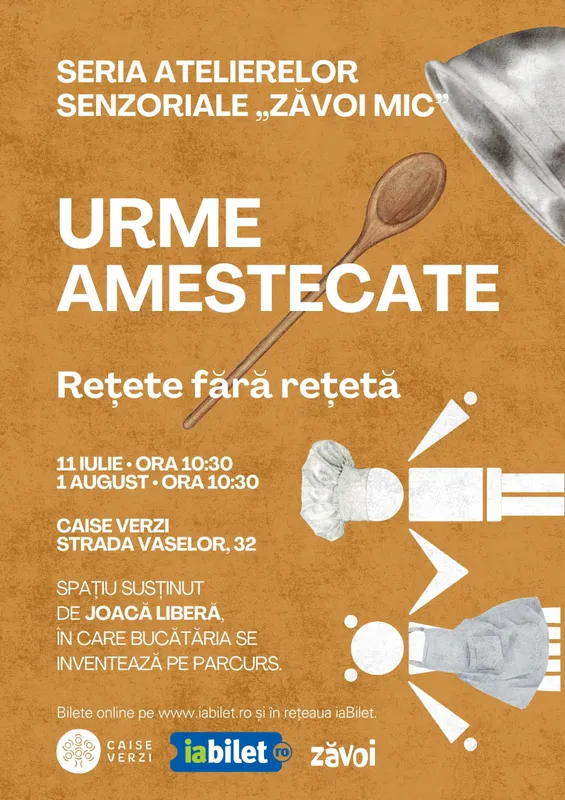 Seria Atelierelor Senzoriale „Zăvoi Mic" • Urme Amestecate