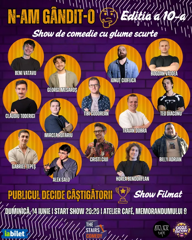 N-am Gândit-o! | Stand-up Comedy Show | Publicul Decide Câștigătorii | by The Stairs Comedy