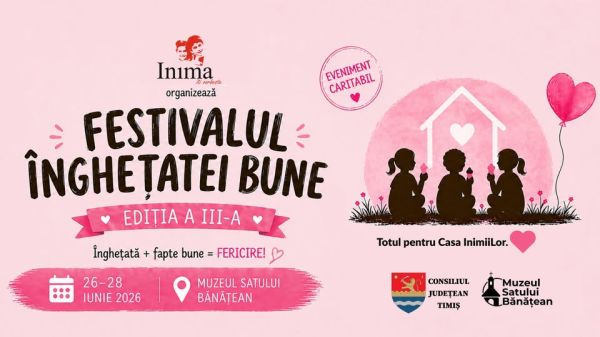 Festivalul Înghețatei bune. Eveniment caritabil.