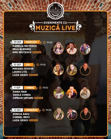 Evenimente cu muzică live
