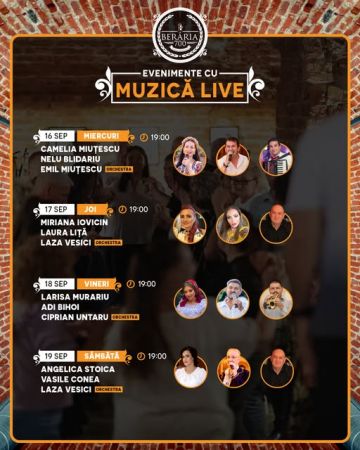 Evenimente cu muzică live