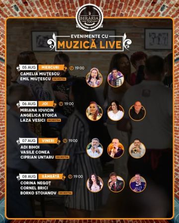 Evenimente cu muzică live