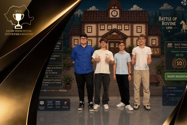Bogdan Gănescu, Darian Crișan, Ádám Fodor, Krisztian Kozma:100 de tineri pentru dezvoltarea României
