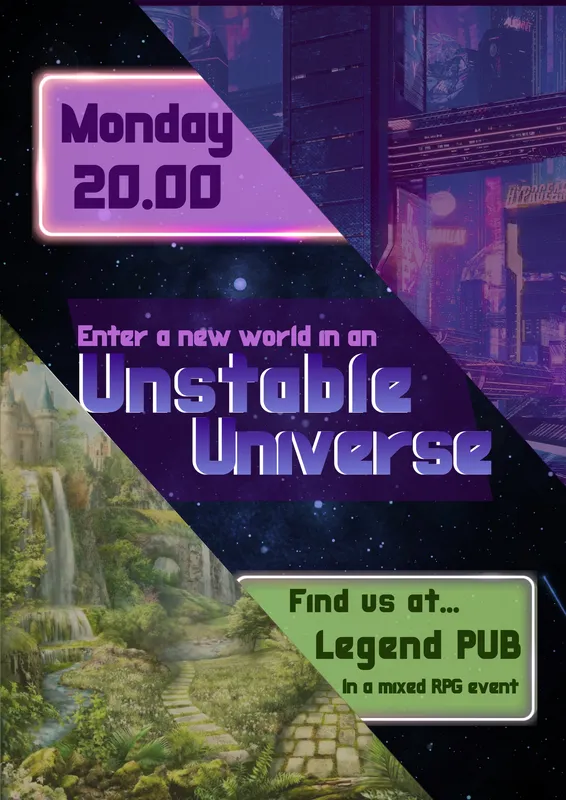 "Unstable Universe" RPG Event