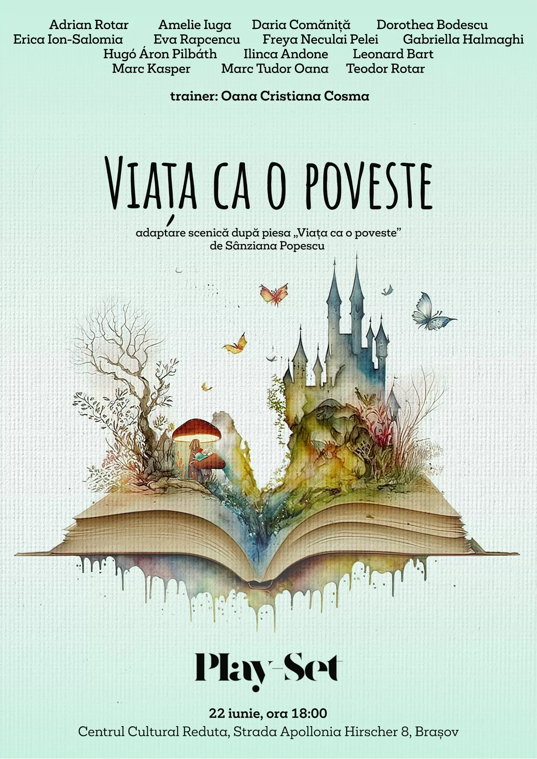 Spectacol de teatru festiv pentru copii – Viața ca o poveste