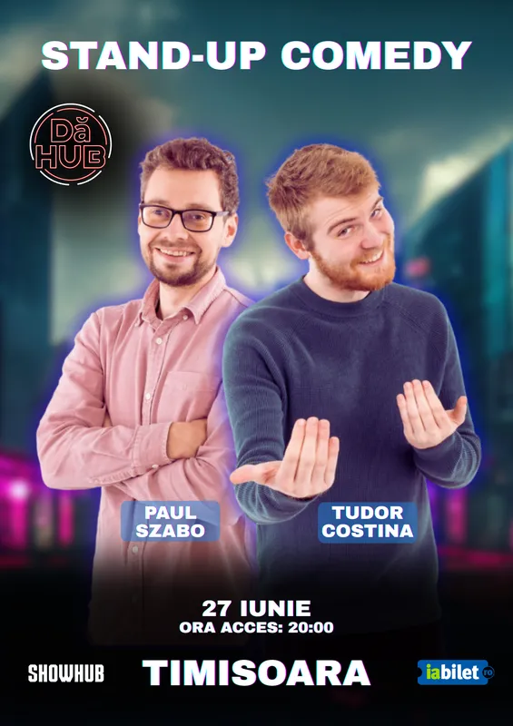 Tudor Costina & Paul Szabo – Stand Up Comedy Live
