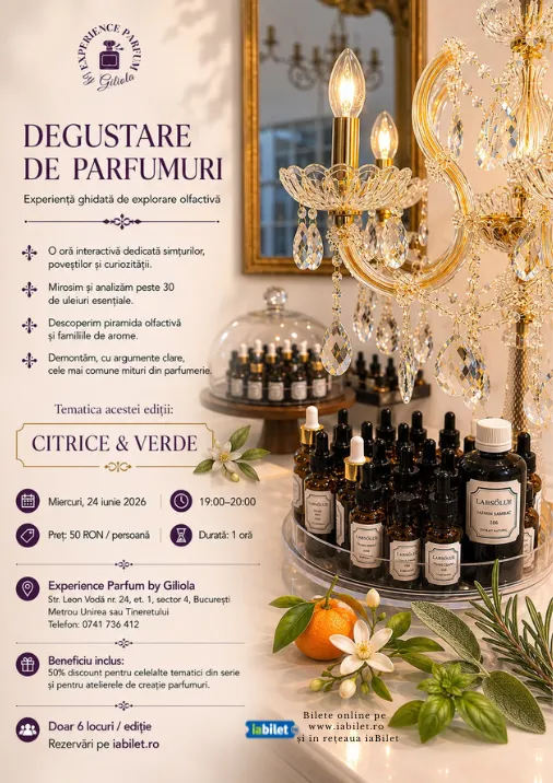 Degustare de Parfumuri: Citrice Note Fresh