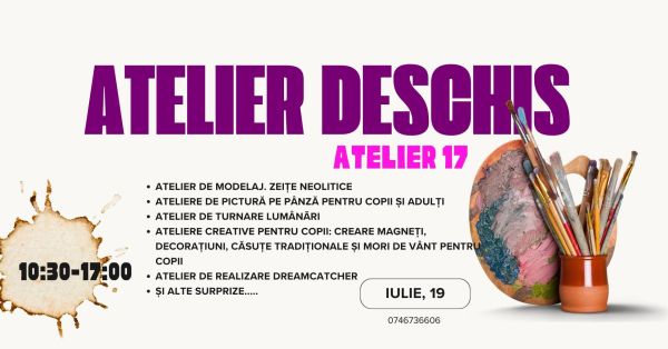 Atelier deschis - Crează-ți propriul suvenir în Sibiu
