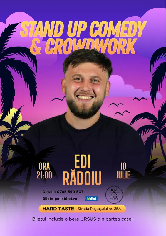 Stand-Up Comedy & Crowdwork cu Edi Rădoiu
