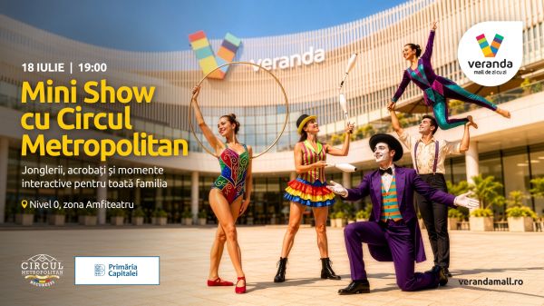 Spectacol Circul Metropolitan la Veranda Mall