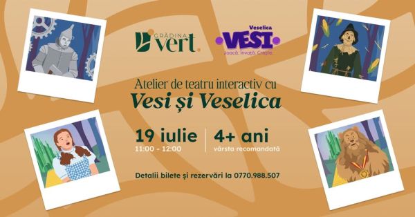 Atelier de teatru interactiv cu Vesi și Veselica