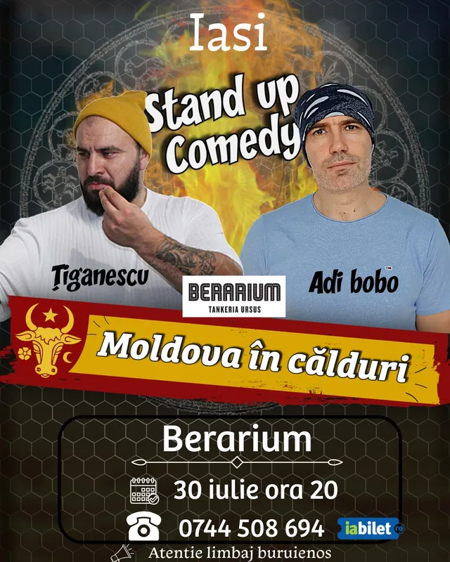 Stand-up comedy cu Tiganescu si Adi Bobo