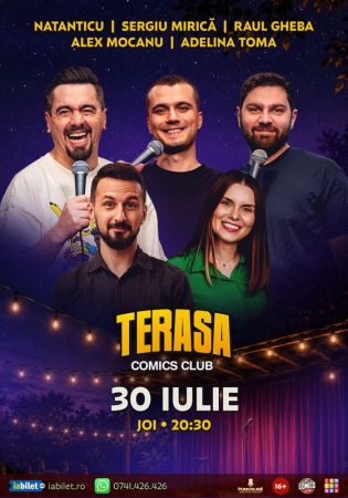 Stand-up cu Natanticu, Mocanu, Mirică, Raul și Adelina