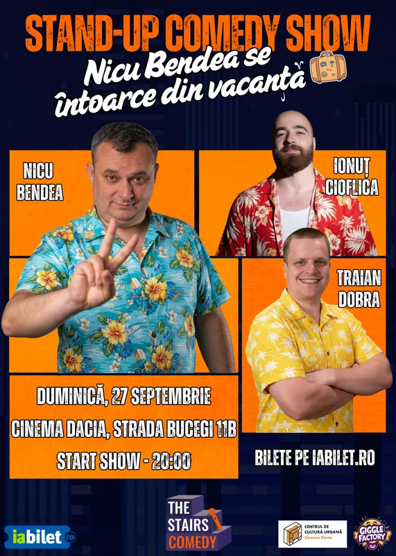 Stand-Up Comedy Show | Nicu Bendea se întoarce din vacanță! | by The Stairs Comedy