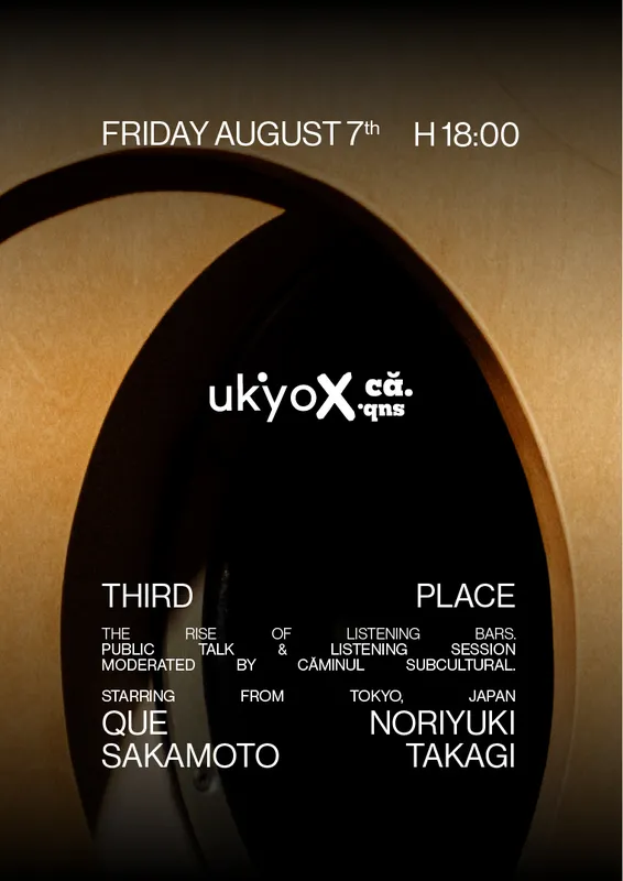 Listening Session & Public Talk cu Que Sakamoto si Noriyuki Takagi