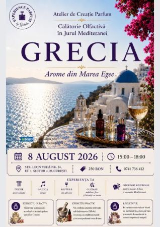 Călătorie Olfactivă în Jurul Mediteranei - Grecia
