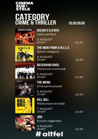 Cinema sub stele: Crime & Thriller Week