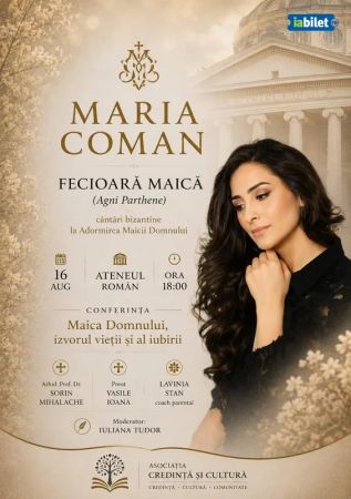 Concert Maria Coman | Fecioară Maică