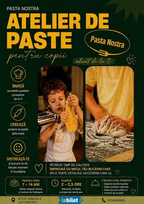 Atelier de paste pentru copii (7-14 ani)