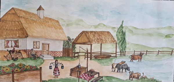 Artă murală la Muzeul Etnografic