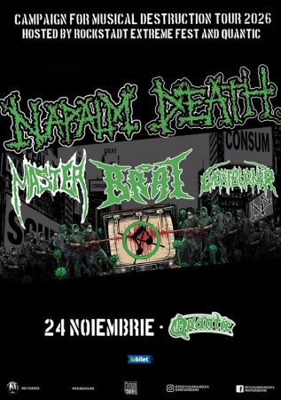 NAPALM DEATH, Master, Brat, Goatburner