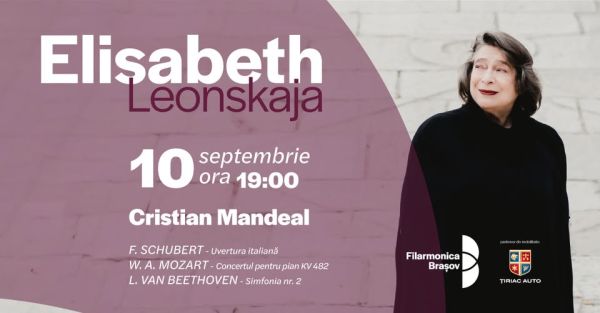 Avanpremiera stagiunii 149: Concert simfonic cu Cristian Mandeal și Elisabeth Leonskaja