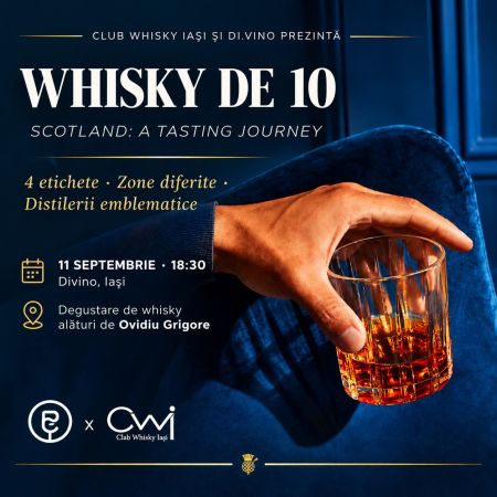O calatorie prin Scotia alaturi de 4 whisky-uri de 10!