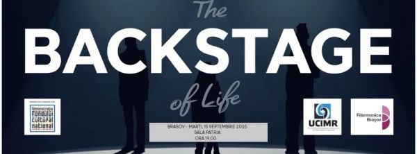 BACKSTAGE OF LIFE – din culisele creației, pe scenă