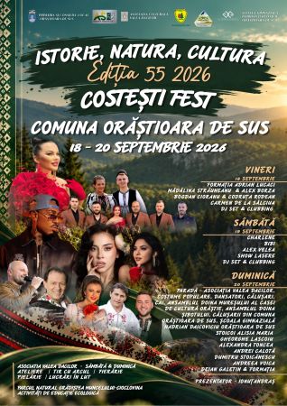 Istorie, Natura, Cultura – Costești Fest 2026