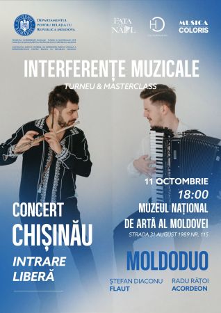 Ștefan Diaconu și Radu Rățoi: INTERFERENȚE MUZICALE - Turneu și masterclass