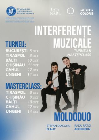 Ștefan Diaconu și Radu Rățoi: INTERFERENȚE MUZICALE - Turneu și masterclass