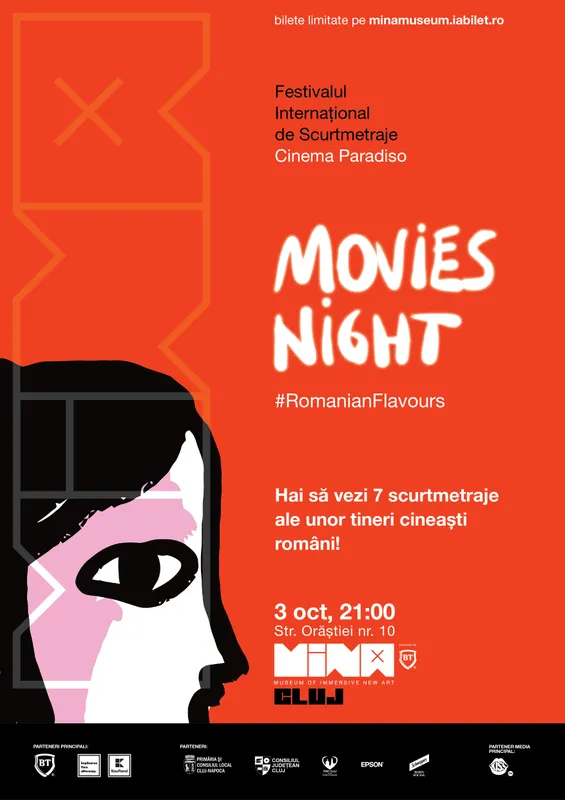 Movies Night - Proiecție de scurtmetraje românești