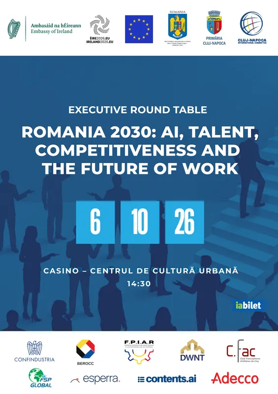 Romania 2030 – Executive Round Table: AI, Talent, Competitiveness and the Future of Work