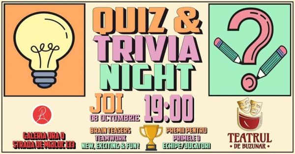 Quiz&Trivia Night | QUIZtober edition