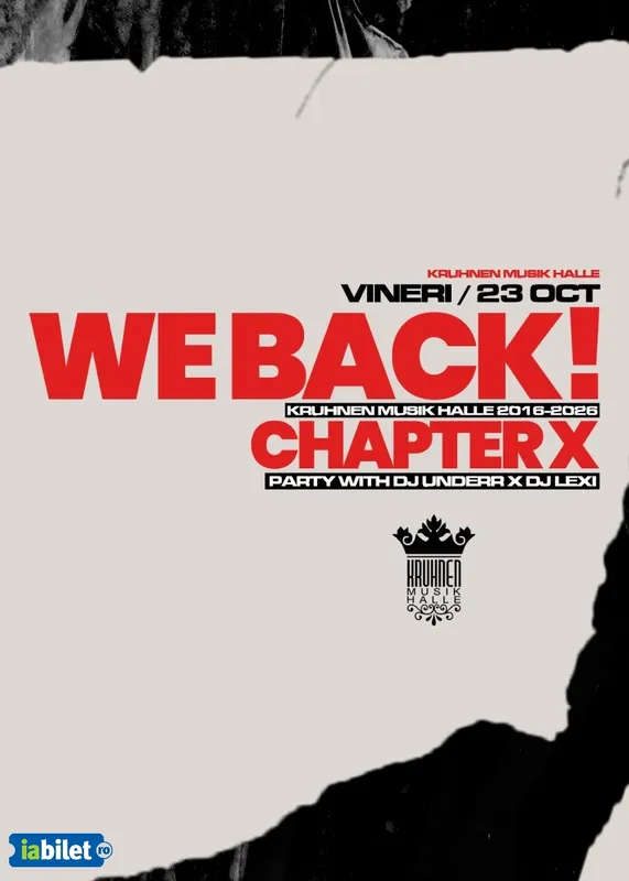 We Back!