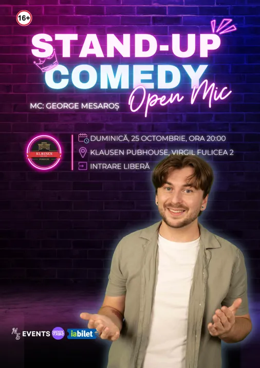 Stand-up Comedy Open-Mic cu George Mesaroș