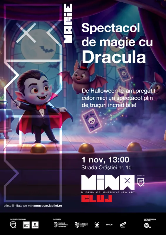 Spectacol de magie cu Dracula